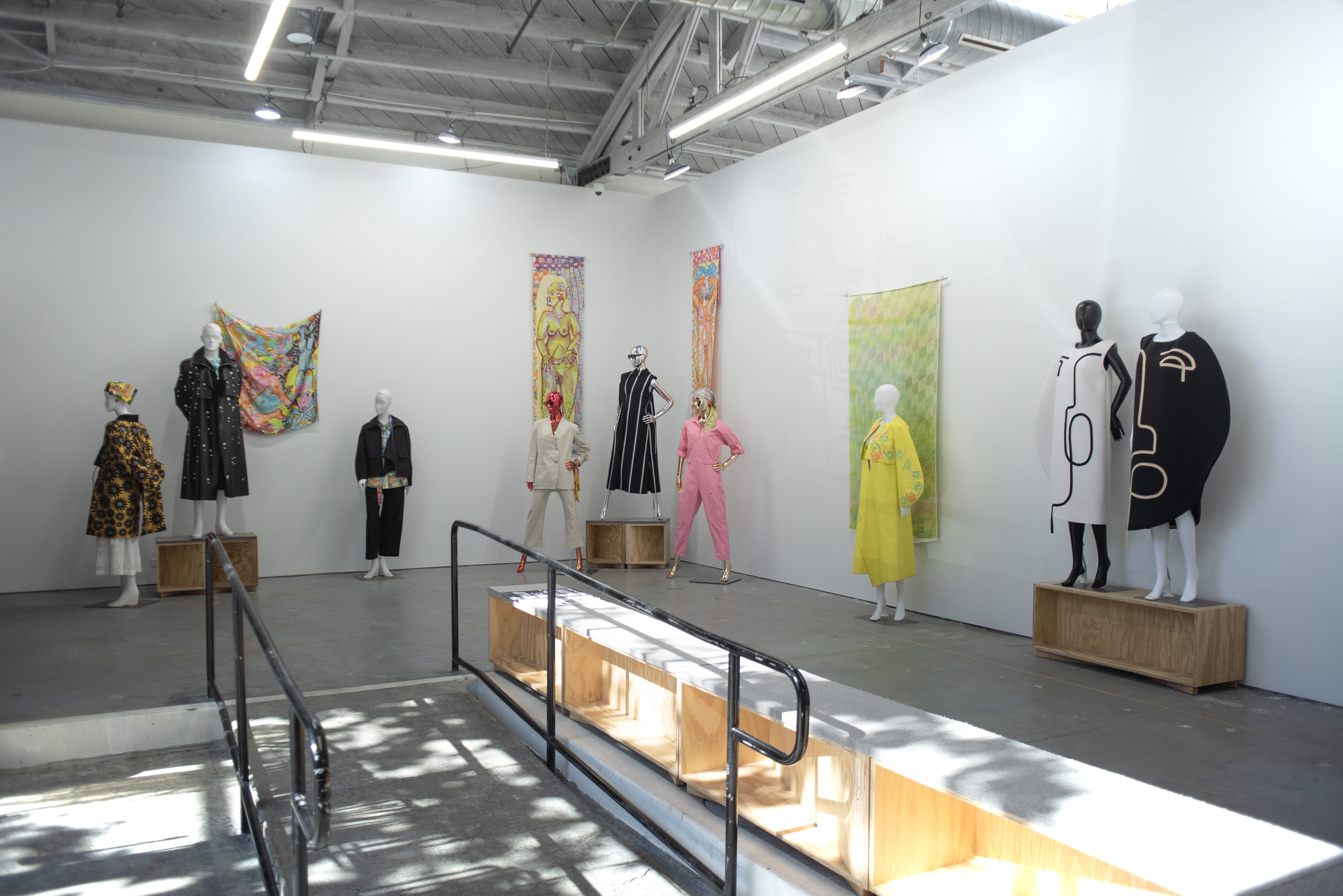 ICA SF × MAC hand-painted garments