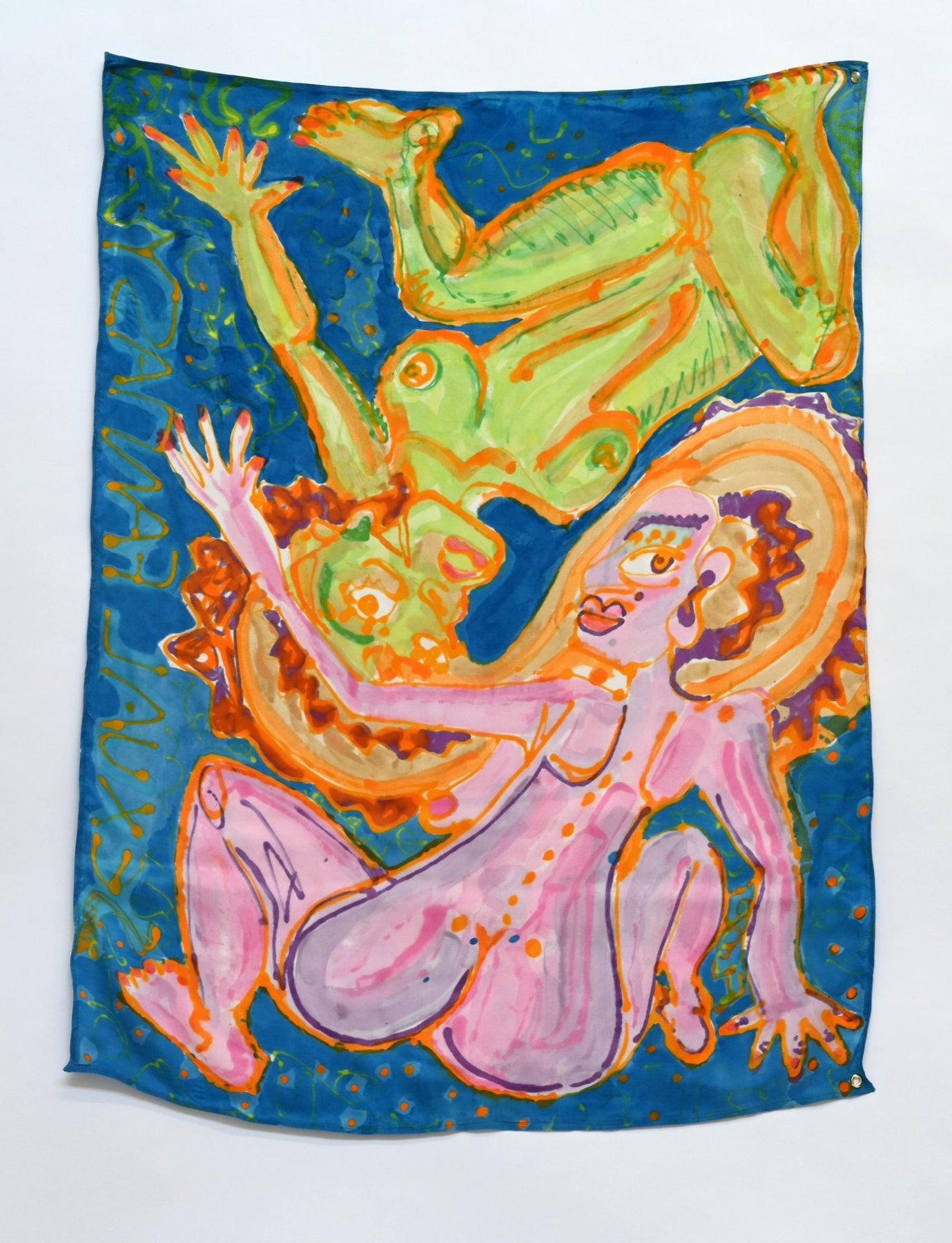 Sexual Fantasy — 36 × 72 in silk twill with grommets